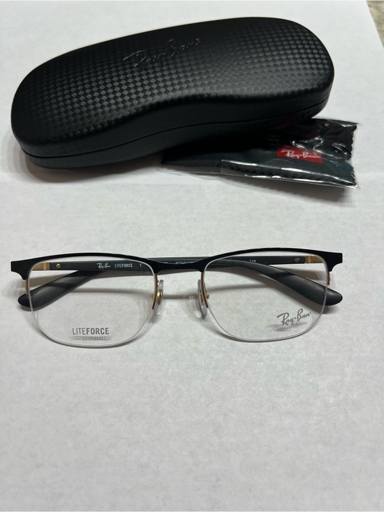 Ray-Ban Other - Ray-Ban 6513 Liteforce Semi-Rimless Glasses in Black and Gold